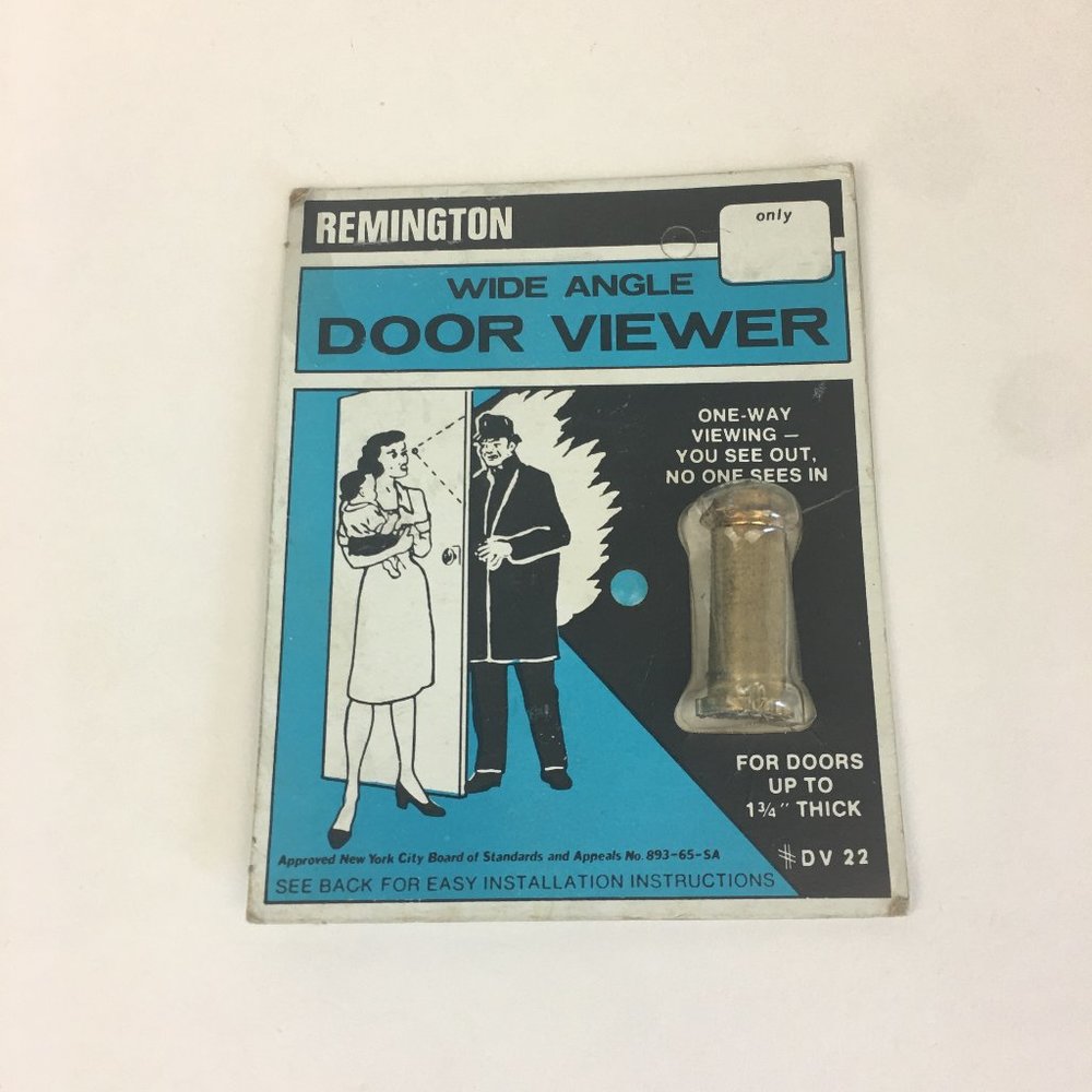 Vtg Remington Wide‎ Angle Door Viewer Collect Prop